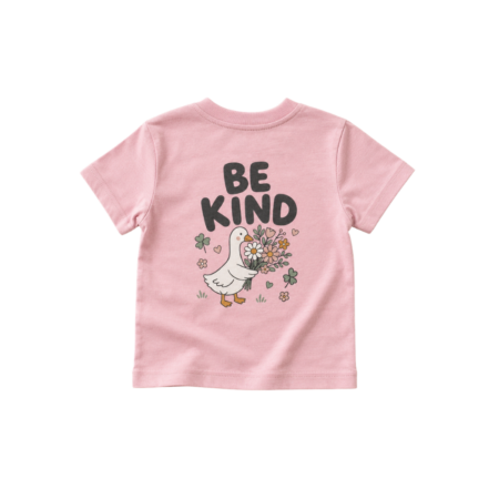 Be Kind Goose Floral Print, Toddler T-Shirt