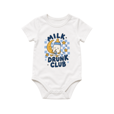 Milk Drunk Club Organic Baby Bodysuit