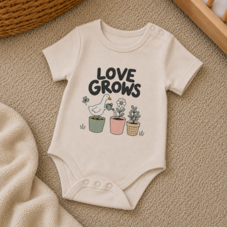 Love Grows Baby Bodysuit
